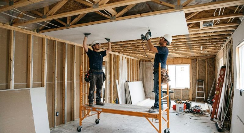 Ceiling Drywall Installation in Olathe, KS