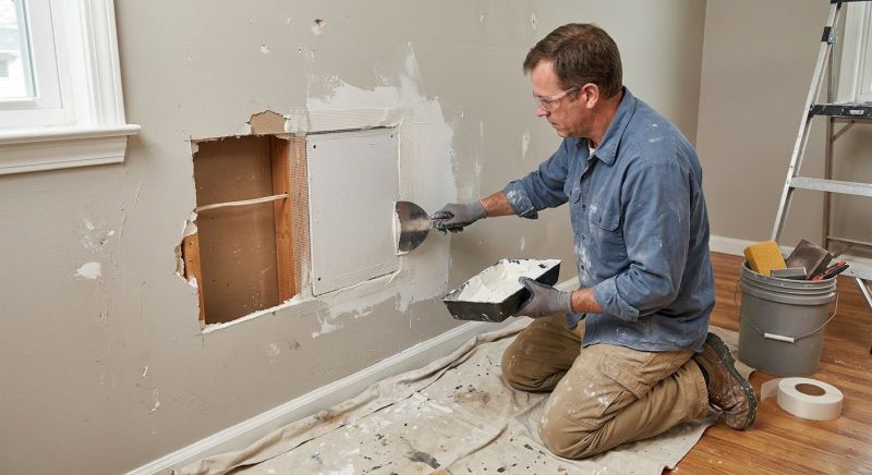 Drywall Water Damage Repair in Conroe, TX