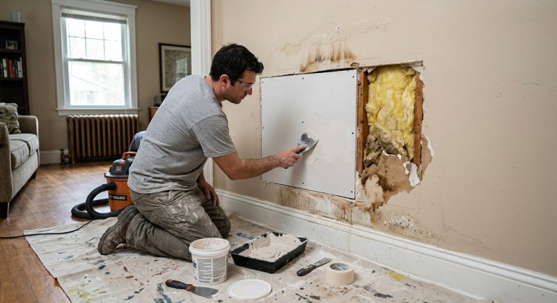 Drywall Water Damage Repair in Wilmington, NC