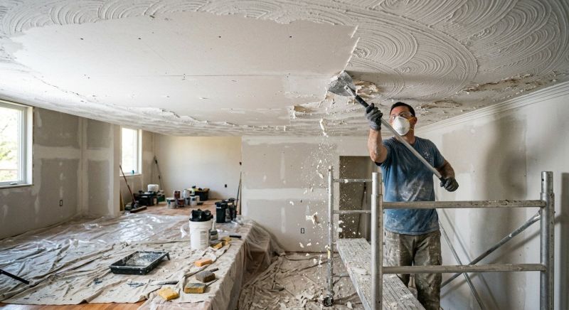Stipple Ceiling Removal in Georgetown, TX
