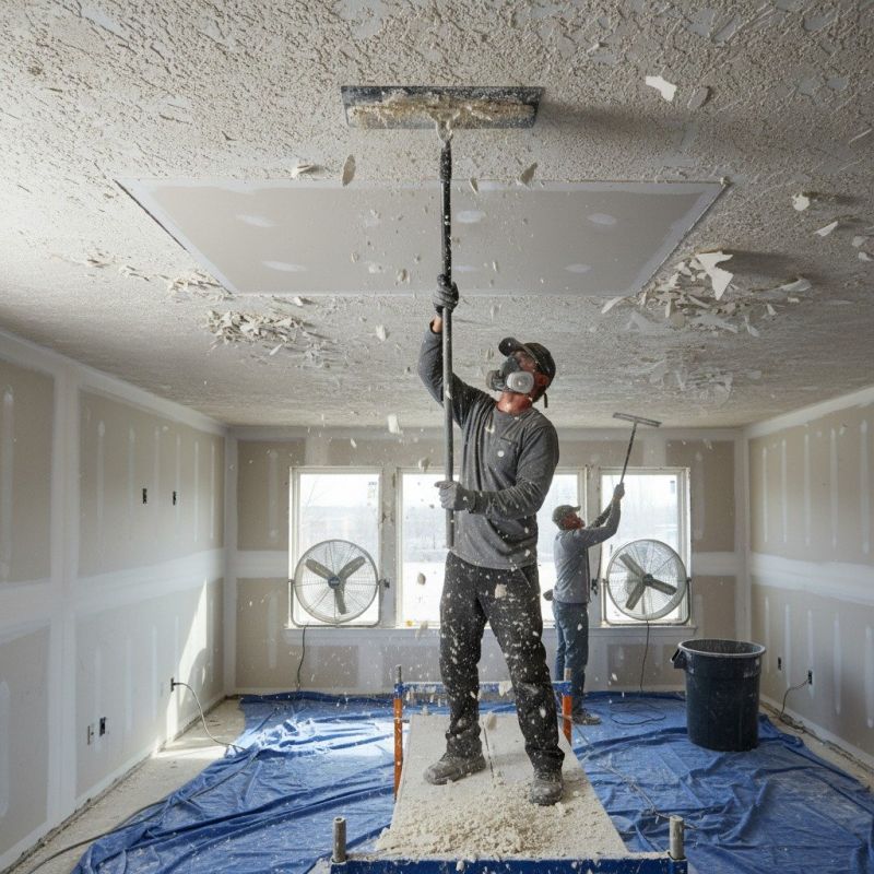 Stipple Ceiling Removal