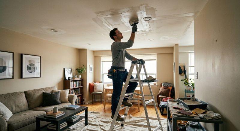 Ceiling Crack Repair in Kansas City, KS