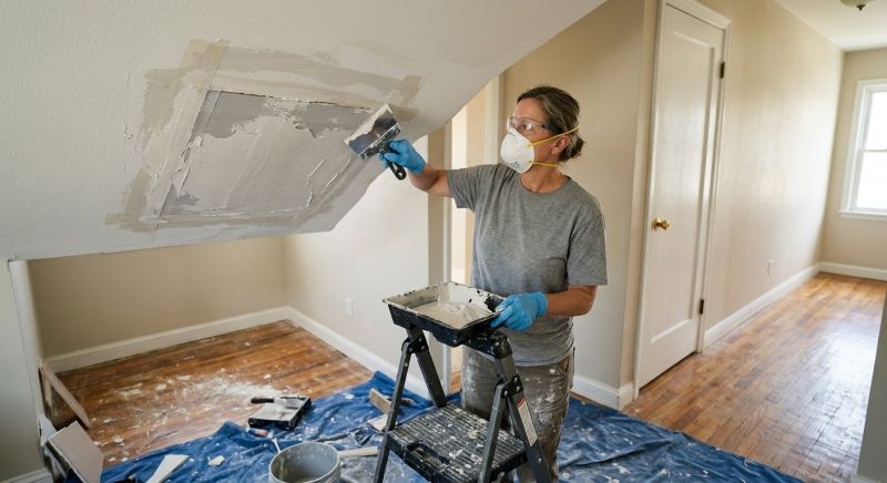 Ceiling Drywall Repair in Kansas City, KS