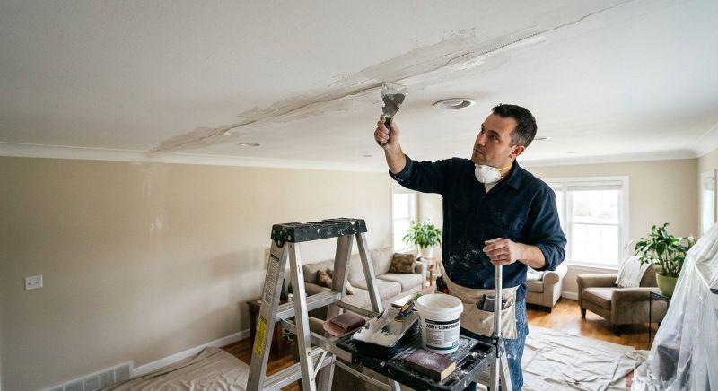 Ceiling Hole Repair in Conroe, TX