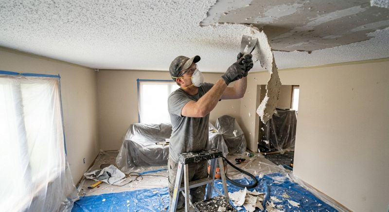 Ceiling Scraping in Kansas City, MO