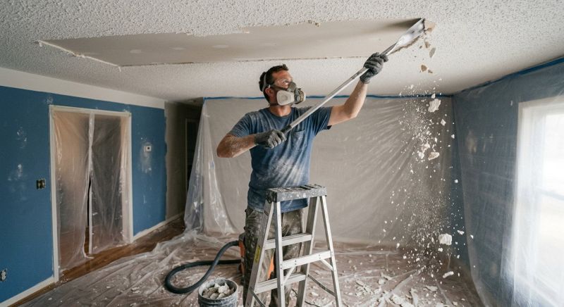 Ceiling Scraping in Denver County, CO