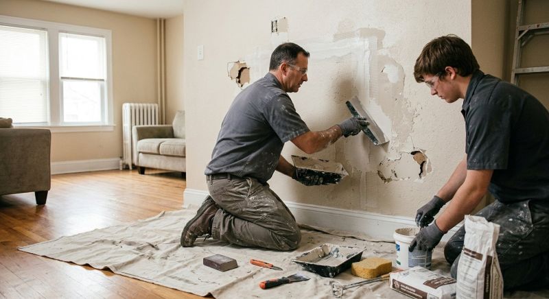Garage Drywall Repair in Kansas City, KS