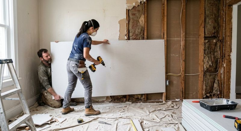 Kitchen Drywall Installation in Overland Park, KS