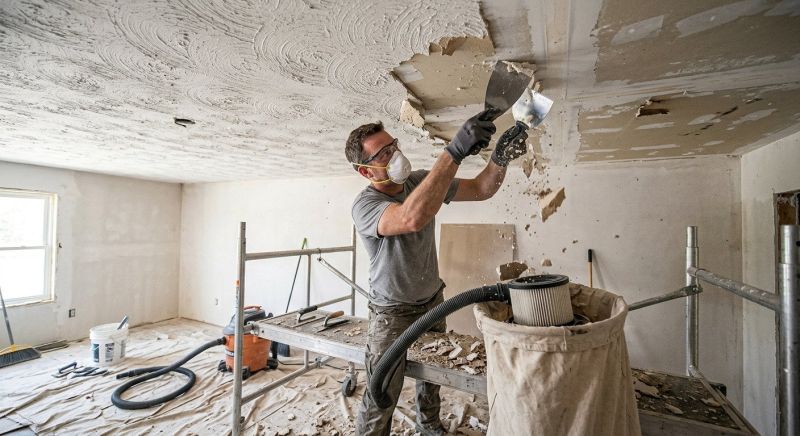 Swirl Ceiling Removal in Arvada, CO
